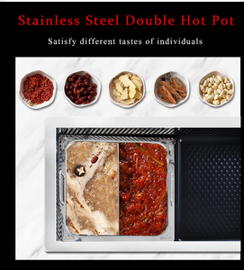 AOPA Coreano senza fumo elettrico <span class=keywords><strong>esterno</strong></span> pentola calda e barbecue grill - Product Image 5