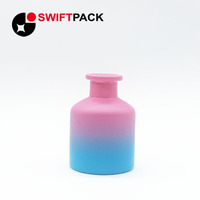 Bouteille en verre transparente aux couleurs vives pour diffuseur d'huiles essentielles 2026 – Emballage de parfum
