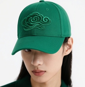 หมวกเบสบอลเนื้อผ้าฝ้ายแบบไม่มีโครงสร้างสำหรับ100% หมวกแก๊ปผ้านิ่มแบบสปอร์ต5แผงออกแบบโลโก้ได้ตามต้องการ - Product Image 1