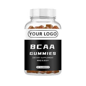 Pemasok Gummy Energy BCAA Gummies Gym Pra Latihan Beta Vitamin B12