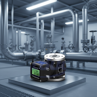 Débitmètre de gaz rotatif sans fil Clouds alimenté par batterie 4G NB-IoT LoRa avec autonomie de 5 ans pour zones éloignées