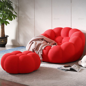 Small Apartment Football Single <b>Sofa</b> Cross-Border Compression Lazy Bubble <b>Sofa</b> Reclining Sleeping Features <b>Sponge</b> Set Included - Product Image 6