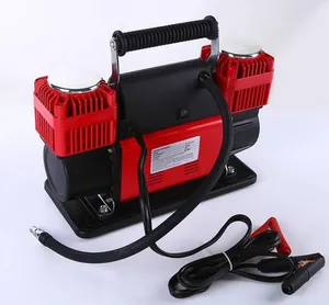 300L 12V 150 PSI Portable 2 Cylinder Car Tire Inflator Compressor Air Pump Portable Heavy Tyre Air Compressor And Tyre Repair