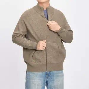 Luckpanther 사용자 정의 남자의 야외 하이 칼라 캐주얼 긴 소매 셔츠 재킷 캐주얼 폴로 풀오버 지퍼 니트 스웨터