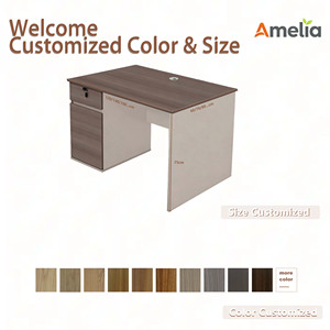 Muebles de Oficina, <span class=keywords><strong>Escritorio</strong></span> Pequeño para Computadora con Cajón, Ahorro de Espacio, Mesa Compacta para PC para Oficina en Casa, Sala de Estudio, Estación de Trabajo - Product Image 3