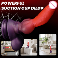 Dildo en silicone liquide monstre fantaisie extraterrestre avec ventouse, étanche et souple pour femmes, hommes et couples - Prix de gros usine