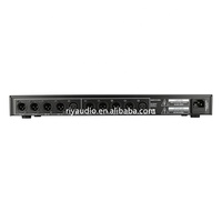 Equalizer Crossover Audio 2 Saluran 4 Arah RIY 224XL Metal dengan Output Subwoofer High Mid Low untuk Sistem PA Pertunjukan Panggung