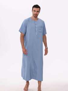 AL HARAMAIN Nouvelle robe de prière musulmane pour hommes, mode du Moyen-Orient, magnifique pour homme - Product Image 3