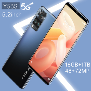 Y53s HD màn hình <span class=keywords><strong>Android</strong></span> chơi game điện thoại thông minh mở khóa Octa core CPU 4GB Ram Dual Sim thẻ tính năng thông minh giá thấp sử dụng - Product Image 1