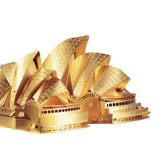 Rompecabezas Metálico 3D de la Ópera de Sídney de Piececool, Modelo de Arquitectura para Ensamblar, Exhibición Coleccionable, Regalo - Product Image 5