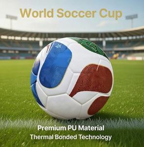 Pallone da Calcio Ispirato alla <span class=keywords><strong>Champions</strong></span> <span class=keywords><strong>League</strong></span> 2026 Tri-Nation Cup con Struttura Ermetica per Partite ad Alta Intensità - Product Image 1