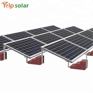 Support solaire lesté en acier et aluminium TRIPSOLAR, finition anodisée, garantie 10 ans, résistance au vent 40 m/s, charge de neige 1,4 <span class=keywords><strong>kN</strong></span>/m², système solaire - Product Image 1