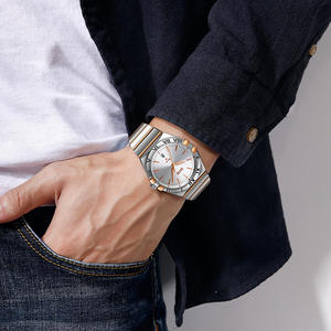 Reloj de Cuarzo para Hombre SKMEI 9257, Caja de Aleación de Acero Inoxidable, Resistente al Agua 30 bar, Simple, Elegante, Casual y Versátil - Product Image 4
