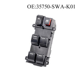 สวิตช์ควบคุมกระจก 22 ขา 35750-SWA-K01 วัสดุ ABS สำหรับรถยนต์ฮอนด้า ซีวิค - Product Image 2