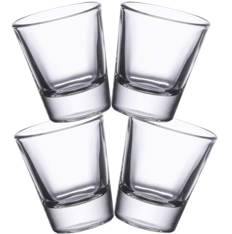 Verres à liqueur personnalisés 2oz/60ml vin blanc Sublimation whisky tir expresso verre petits coups de balle