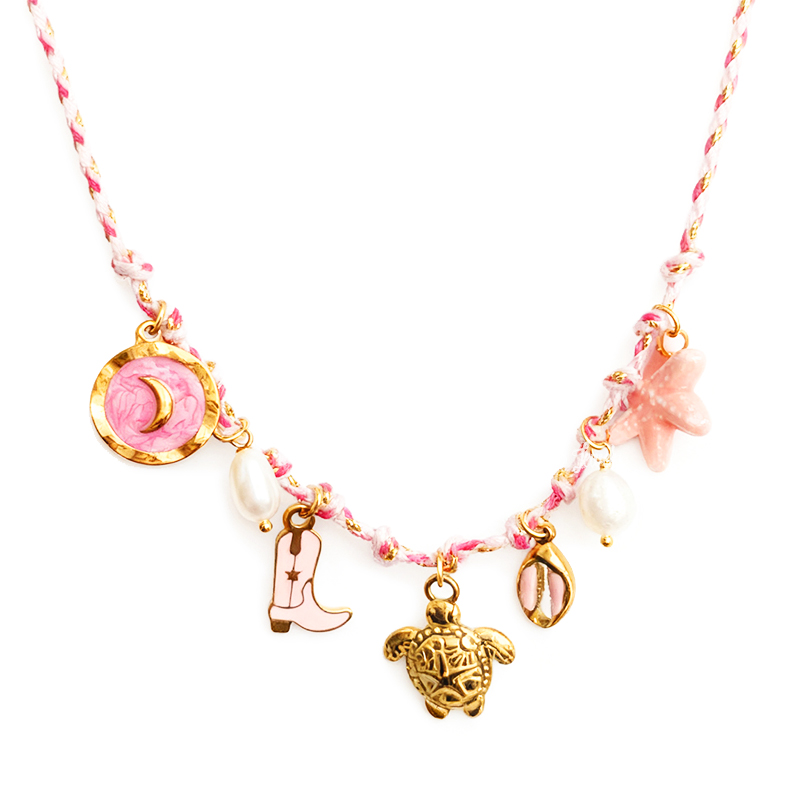 Collana di perle di tartaruga