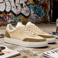 OEM ODM Sneakers rétro de style court, logo personnalisé, couleur et matériau au choix, fabricant de marque privée, chaussures en cuir pour hommes, fournisseur direct d'usine
