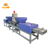 Nouveau pressage automatique à chaud sciure de bois palette compresser Machine copeaux de bois déchets pieds bloc compresse faisant la Machine