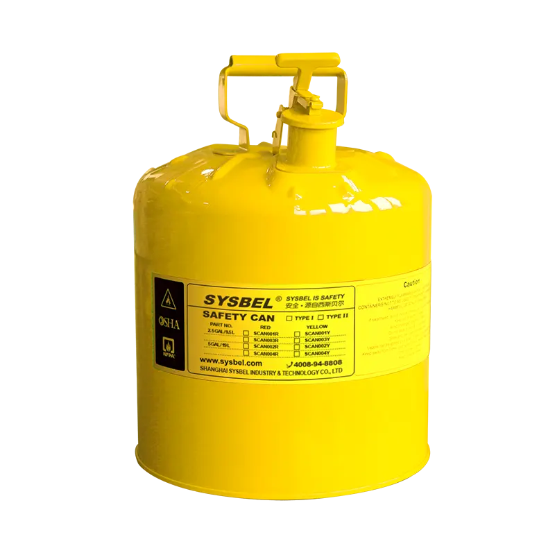 2021 New Product 5 Gal 19L Laboratory Dangerous Goods OSHA Safety Storage Cans