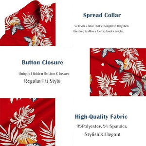 Men's <b>Linen</b> Shirts Short Sleeve Stand Collar Casual Business Vacation Print ODM Breathable Summer <b>Tops</b> Custom Customized Colors - Product Image 5