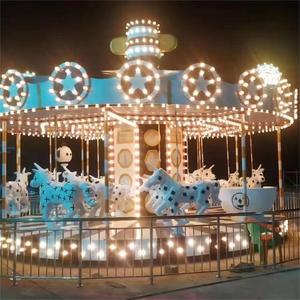 Grande juegos mecanicos <span class=keywords><strong>de</strong></span> feria carrusel infantil con led luces Capacidad 12 personas Instalado en parque <span class=keywords><strong>de</strong></span> atracciones - Product Image 3