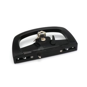 Tirador de <span class=keywords><strong>puerta</strong></span> corredera de seguridad de lujo para patio, cerradura de gancho, manijas de <span class=keywords><strong>aluminio</strong></span> tipo D - Product Image 5