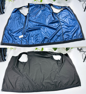 Gilet <span class=keywords><strong>de</strong></span> sudation amincissant pour sauna, brûle-graisse, fitness, T-shirt à manches courtes avec fermeture éclair, corset pour perdre du poids et réduire le ventre, gaine amincissante - Product Image 5