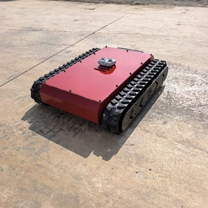 Điện điều khiển từ xa Crawler <span class=keywords><strong>Robot</strong></span> Chassis với cao su theo dõi và thép xây dựng - Product Image 3