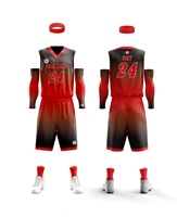 Equipo personalizado uniforme de baloncesto uniforme de diseño personalizado al por mayor de buena calidad de secado rápido 100% poliéster conjuntos de uniformes de baloncesto
