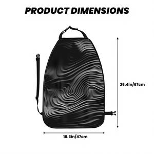 Tapis de protection arrière pour voiture Toyota, 2 pièces, en cuir PVC, anti-coup de pied, accessoire intérieur moderne toutes saisons - Product Image 6