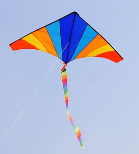 Énorme <span class=keywords><strong>cerf</strong></span>-<span class=keywords><strong>volant</strong></span> arc-en-ciel coloré pour enfants et adultes, <span class=keywords><strong>meilleur</strong></span> jouet pour les jeux en plein air, profitez du plaisir de faire voler des cerfs-volants en fibre de verre cet été - Product Image 2