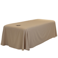 Salon de beauté de qualité supérieure canapé de Massage fonctionnel couverture complète rose confortable drap de jupe de lit de Massage corporel