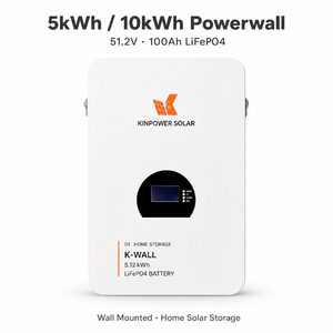 Meilleures ventes : Batterie de stockage d'énergie solaire murale pour la maison, 51,2 V 100 Ah 5 kWh 10 kWh Powerwall - Product Image 4