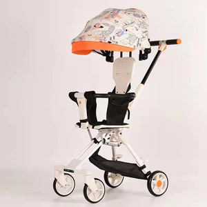 Nouveau système de poussette de voyage avec barre de poussée pour garçons et filles, porte-bébé avec roues - Product Image 5