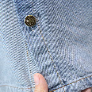 Ensemble de <span class=keywords><strong>chemise</strong></span> <span class=keywords><strong>en</strong></span> <span class=keywords><strong>jean</strong></span> décontractée pour adolescents, nouveau style, été, <span class=keywords><strong>chemise</strong></span> <span class=keywords><strong>en</strong></span> <span class=keywords><strong>jean</strong></span> unie + short, ensemble de vêtements 2 pièces - Product Image 5