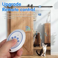 Juguete Eléctrico Inalámbrico para Gatos con Control Remoto, para Colgar en el Marco de la Puerta, para Entretenimiento Diario del Felino Doméstico