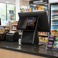 Caisse enregistreuse de bureau SUNMI D3 tout-en-un, système de point de vente SUNMI de comptoir avec NFC, fonctionnement continu longue durée