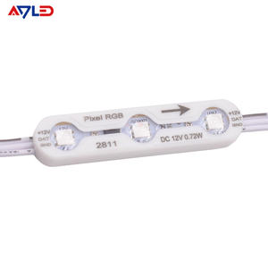 Module lumineux RGBIC WS2811 SMD 5050 DC12V IP68 étanche, module LED, corps de lampe pour enseignes publicitaires - Product Image 1