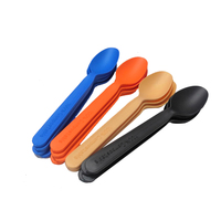 Ensembles de couverts jetables personnalisés de compagnie aérienne pour dîner de restaurant portable écologique