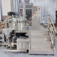 Mélangeur émulsifiant homogénéisant sous vide 500L pour mayonnaise fromage crème mélangeur émulsifiant sous vide Machine de fabrication d'aliments