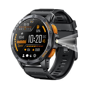 K67 Sports AMOLED Smart Watch with GPS Flashlight Display Barometric Compass Altimeter 530mAh Battery IP68 Waterproof Smartwatch - Product Image 1