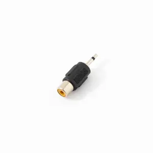 Factory outlet RCA phono socket to 1/8 mono plug audio adapter cable coaxial connector