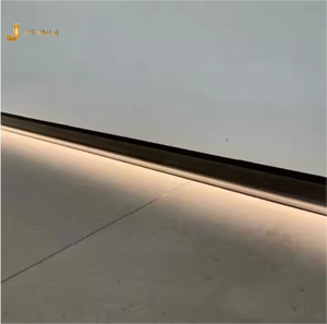 EX207 Plinthe de sol pour décoration murale de sol Garniture de carrelage en acier inoxydable 304/316 Plinthe murale - Product Image 2