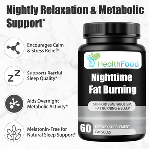Capsules de Brûlage des Graisses Nocturnes de Haute Qualité avec Vitamine D pour Soutenir l'Activité Métabolique et la Relaxation Nocturnes, Capsules Anti-Stress - Product Image 3
