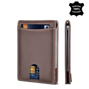 Men's <b>RFID</b> <b>Blocking</b> Leather Credit Card <b>Wallet</b> Slim Minimalist Design for Everyday Use - Product Image 5