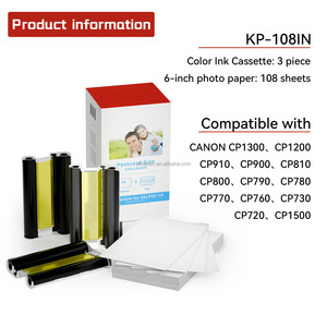 Papier photo brillant Selphy Kp108in compatible avec <span class=keywords><strong>Canon</strong></span> 4" x 6'' pour <span class=keywords><strong>Canon</strong></span> Kp108in CP1300 CP1500 CP1200 <span class=keywords><strong>CP1000</strong></span> - Product Image 2