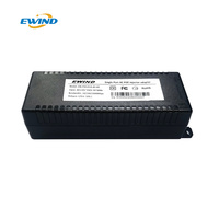 Nouveau 60w 52V 10/100/1000Mbps Ethernet Adaptateur Poe 802.af/ à 48V Injecteur Poe Injecteur pour Caméra Ip
