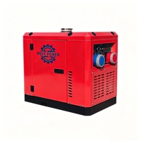 Générateur diesel à onduleur super silencieux 5/6/7KW, portable, 220V 60Hz DC ATS AVR, télécommande automatique, pour maison/yacht, alimentation de secours
