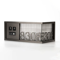 Plaque de porte électronique intelligente murale pour hôtel, rétroéclairée, avec numéro 3D, identificateur de chambre pour maison d'hôtes et appartement