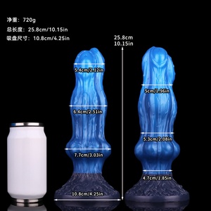 Dildos de Silicona Líquida Animal Fantasy, Juguetes Sexuales Anales, Dildo Enorme con Nudo de Perro para Punto G, para Hombres y Mujeres - Product Image 2